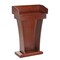 Adiroffice Wood Floor Stand-Up Podium Lectern with Storage Drawer in Cherry ADI661-012-CH-MK - alternate 1